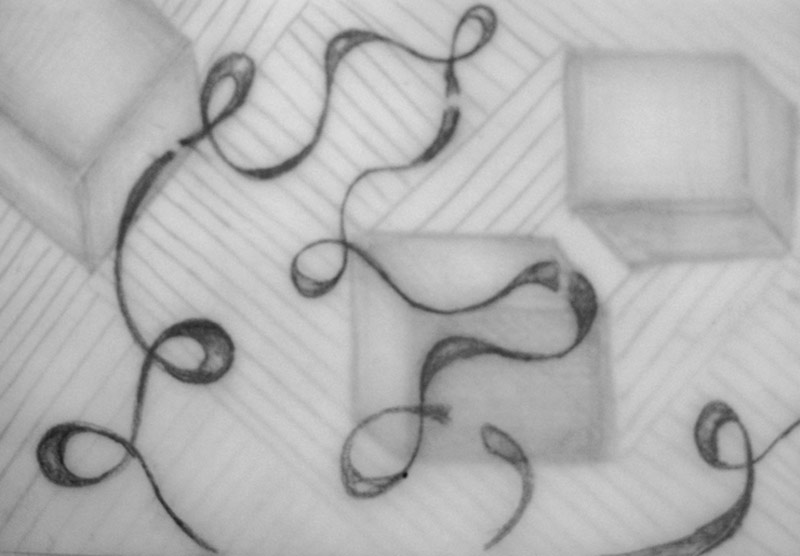 sketch book study with transparency